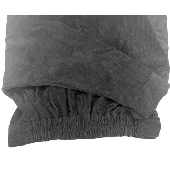 HYFVE WOMENS BLACK SHORT CORDUROY JACKET W/SIDE ZIP /WAISTED BUCKLE - S/M/L - Picture 10 of 12